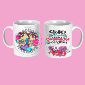 taza amor luna & lucas